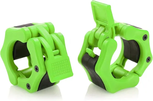 Miniatura 11 de Abrazaderas/Collares de Barra Olímpica de Liberación Rápida Par de Clips de Peso para Barra de 2 Pulgadas AZUL