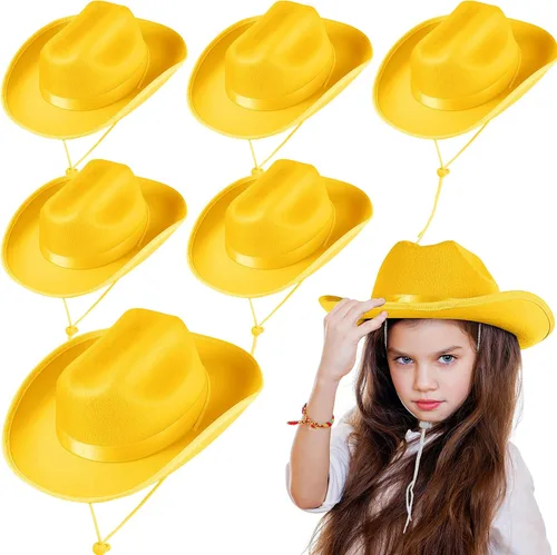 Miniatura 15 de Hercicy Sombreros de vaquero para niños pequeños, sombrero de vaquera para niños y niñas, accesorios de disfraz de bebé, suministros de fiesta