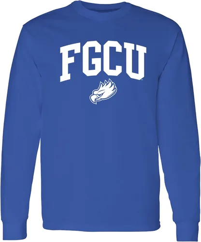 Miniatura 140 de NCAA oficial de College – University Team Color Arco Logo Manga Larga