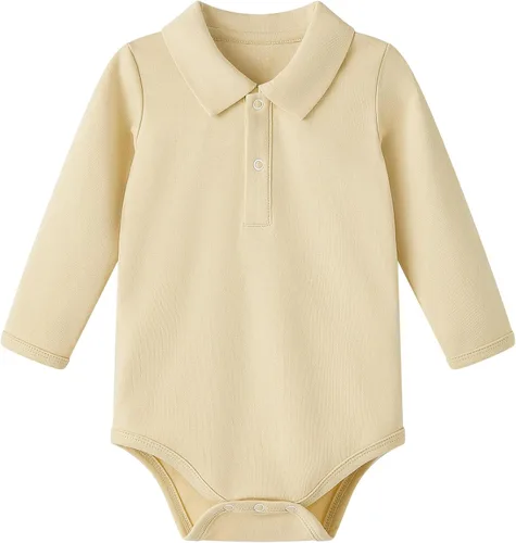 Miniatura 98 de pureborn Mameluco de algodón súper suave para bebés niños y niñas de 0 a 24 meses
