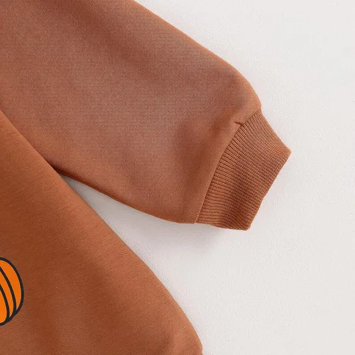 Miniatura 84 de Ropa de Halloween para bebé niña, sudadera con estampado de calabaza, mameluco de burbujas, lindo traje de Acción de Gracias de otoño
