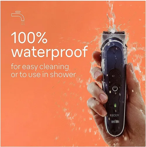 Miniatura 7 de Braun Body Groomer 5 para hombre, BG5340, herramienta de mapeo, tecnología SkinShield, peine sensible, hoja de metal afilada de por vida, peluquería