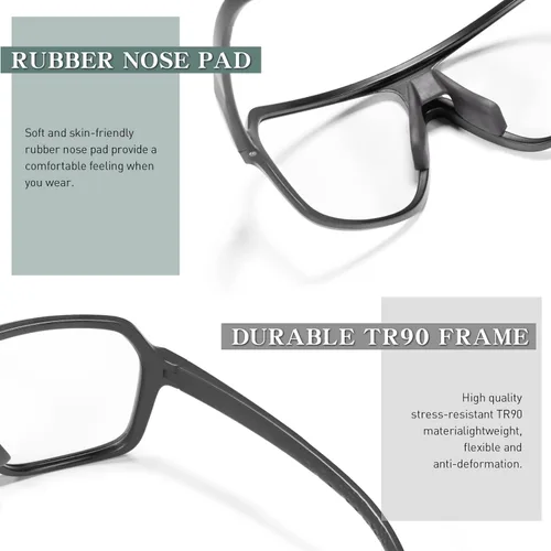 Miniatura 4 de KAPVOE Gafas de ciclismo fotocromáticas para hombres y mujeres, gafas de sol deportivas MTB para ciclismo, protección UV