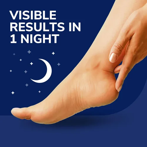 Miniatura 5 de Dr. Scholl's Rough Dry Foot Renewal Ultra Overnight Treatment - Crema para pies durante la noche, 3 onzas con aloe, aceite de coco, calcetines