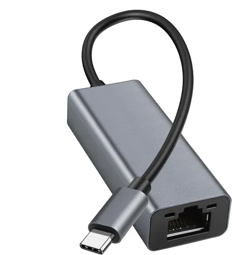 Adaptador USB C a Ethernet, concentrador de red portátil de 1 Gigabit, 10/100/1000 Mbps, adaptador de Internet USB 3.0 a RJ45 compatible con laptop,