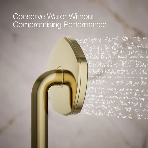 Miniatura 4 de Kohler 27052-G-AF Occasion® Ducha de mano de una sola función, 1.75 gpm, oro francés vibrante