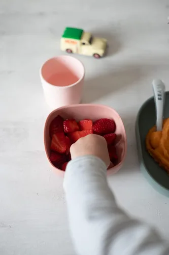 Miniatura 5 de Beaba - Cuenco de silicona con succión para bebé, suave y antideslizante, duradero, irrompible, esencial para bebés, alimentación para niños Rosa