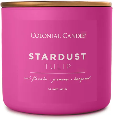 Miniatura 38 de Colonial Candle Winter Woods - Vela perfumada en frasco, colección Pop of Color, 3 mechas, verde, 14.5 onzas, hasta 60 horas de combustión