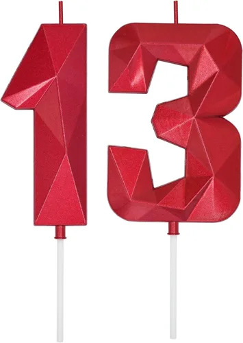 Miniatura 183 de DERVENTA Velas de cumpleaños con números grandes, 3D, color rosa, 3.7 pulgadas, decoración para tartas de fiesta, 1 pieza (número 3 rosa)