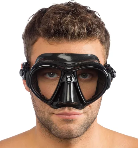 Miniatura 5 de Cressi Máscaras de buceo con lentes de lágrima inclinadas para una mayor visibilidad hacia abajo, evolución del aire y los ojos: fabricadas