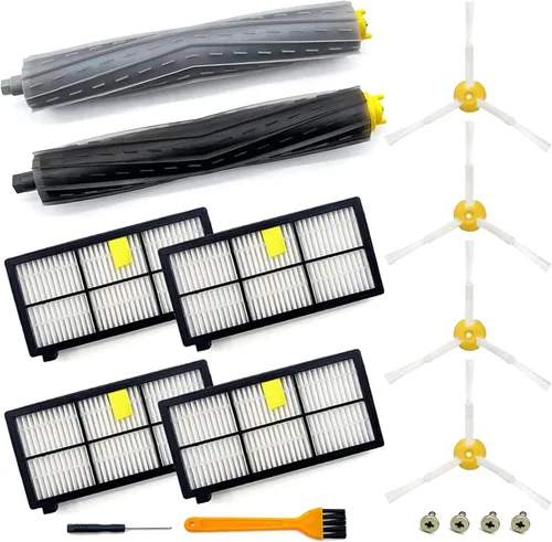 Paquete de 9 piezas de repuesto compatibles con aspiradoras iRobot Roomba 800 900 Series 960 860 805 850 980 861 864 866 870 871 880 890 891 981 985