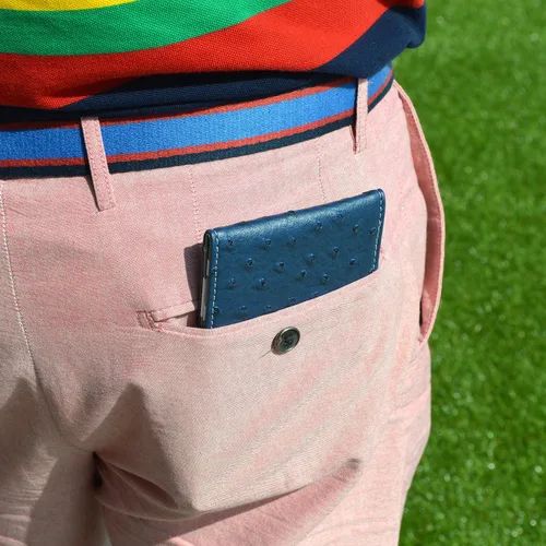 Miniatura 6 de Soporte prémium para tarjeta de puntuación de golf con efecto avestruz