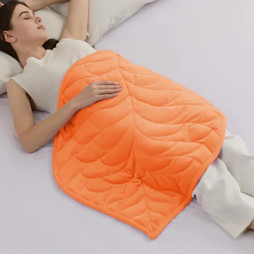 Miniatura 20 de Kaisa Manta con Peso para Adultos (5 libras, 23" x 29"), Manta de Regazo con Peso Suave Lavable a Máquina, Mantas Pequeñas Pesadas con Cuentas