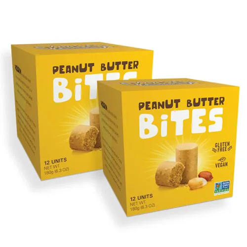 Miniatura 6 de PASOKIN Snack natural de mantequilla de maní Bocadillos de PB crujientes y cremosos Sin gluten, proteína vegana Pacoca fabricada en Estados