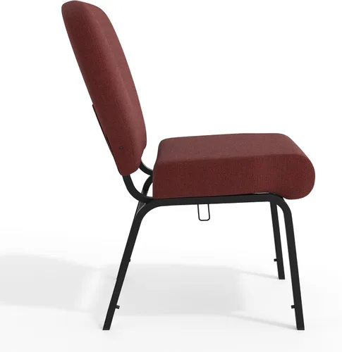 Miniatura 9 de Flash Furniture Advantage Signature Elite - Silla de iglesia granate, 20 pulgadas de ancho
