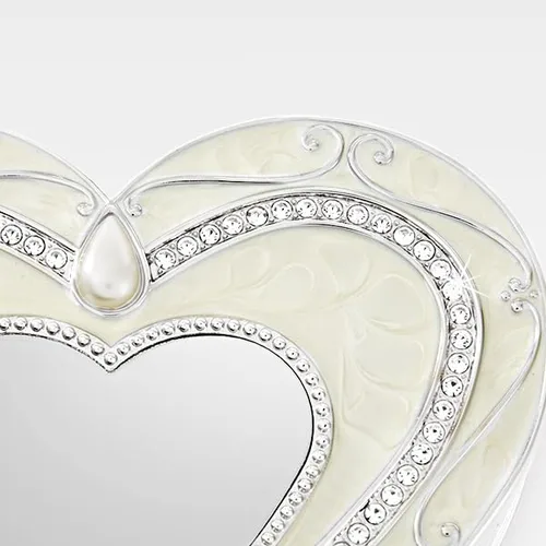 Miniatura 2 de THINGS REMEMBERED Caja de recuerdo con forma de corazón Regal Elegance (personalización gratuita)