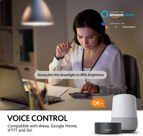 Miniatura 2 de Bombillas inteligentes, bombilla LED regulable que cambia a todo color, compatible con Alexa y Google Assistant, certificado UL FCC, WiFi de 2.4