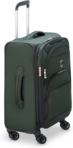 Miniatura 4 de DELSEY PARIS Sky Max 2.0 Softside - Maleta expandible con ruedas giratorias, Verde, Delsey Paris Sky Max 2.0 Softside - Juego de 2 maletas