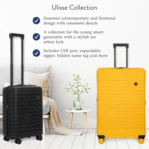 Miniatura 4 de Bric's BY Ulisse Maleta giratoria expandible Equipaje de viaje de 28 y 30 pulgadas con cerradura aprobada por la TSA y exterior rígido Múltiples