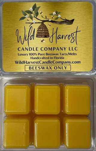 Miniatura 55 de Primera Respiración del Otoño Perfumado, 1 Paquete de Cera de Abejas Pura Derretida para Calentadores, Wild Harvest Candle Company, Tartas Cúbicas