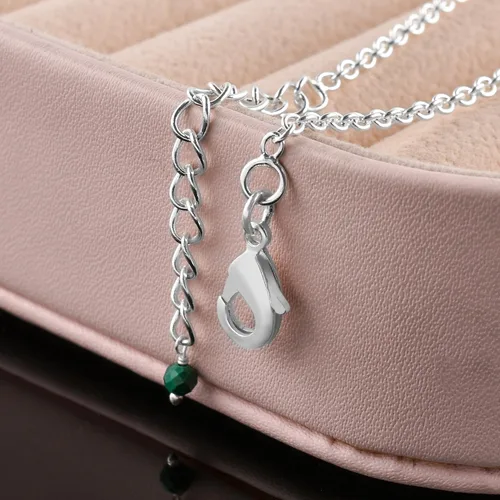 Miniatura 18 de YANARA Pulsera de tobillo para mujer, piedra de nacimiento natural, cuentas de piedras preciosas, tobillera delicada hecha a mano de 9 pulgadas +