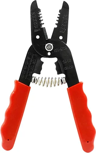 Miniatura 2 de Uenhoy Pelacables, herramienta de pelacables, herramienta de prensado de cables, alicates multiusos para cables de 10-18 AWG