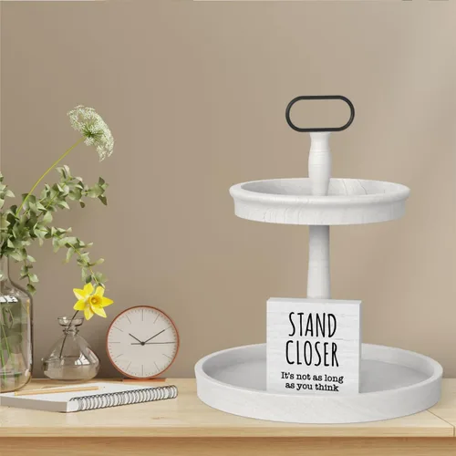 Miniatura 5 de Letrero con texto en inglés "Stand Closer - Not As You Think", decoración de baño para niños, regalo de inauguración de la casa, regalo divertido, 5