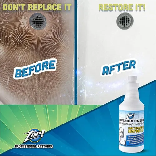 Miniatura 3 de ZAP! Restaurador profesional de azulejos y lechadas Limpia y restaura superficies de porcelana, fibra de vidrio, azulejos y lechada Removedor