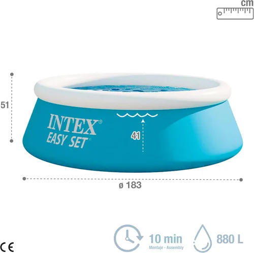 Miniatura 4 de Intex Piscina Easy Set de 6 x 20 pulgadas #28101, azul