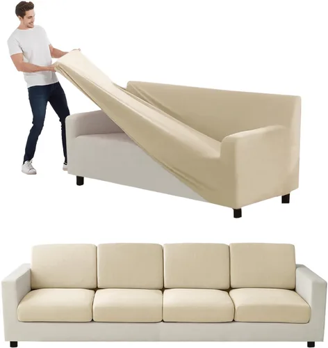 Miniatura 217 de Funda para Sofá de Terciopelo, Fundas Elásticas para Sofá para Funda Principal Separada/Respaldos y Cojines de Asiento, Funda para Sofá, para Fundas