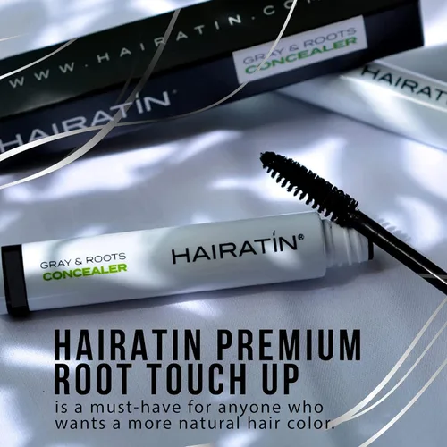 Miniatura 5 de Retoque de raíz de Hairatin: aplicación rápida y fácil con tecnología antirtransferencia para una mejor ocultación y oscurecimiento de las manchas