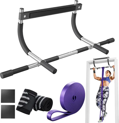 Miniatura 10 de TOPOKO Pull Up Bar for Doorway, Heavy Duty Chin Up Station for Home Gym, Multi-Grip or Adjustable Door Frame Exercise Equipment for Upper Body