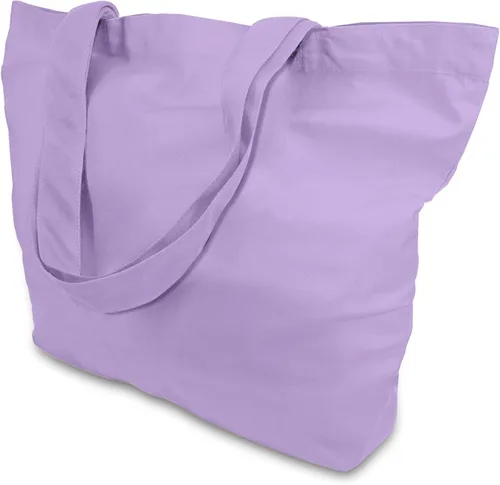 Miniatura 20 de TOPDesign - Paquete de 1 bolsa de lona de algodón, superfuerte, 12 onzas, bolsa para compras reutilizable, de tela, diseño moderno, en dos tonos