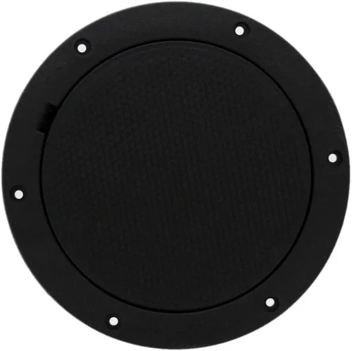 TCH Hardware - Escotilla de inspección de placa de cubierta redonda de 4 pulgadas, 6 pulgadas, 8 pulgadas, color negro, blanco, gris, negro, blanco,