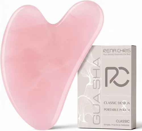 Miniatura 13 de Rena Chris Herramientas Gua Sha Faciales: Herramienta Guasha Natural de Obsidiana para Terapia de Acupuntura Facial, Masajador Facial para Esculpir