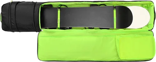 Miniatura 2 de High Sierra Combo de esquí/snowboard con ruedas, negro/rallado, talla única