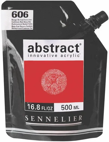Miniatura 26 de SENNELIER Pintura acrílica abstracta innovadora para cuerpo pesado, bolsa de 16.9 fl oz, blanco titanio