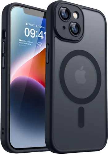 Miniatura 151 de CANSHN Funda magnética compatible con iPhone 17 Pro, mejorada [protección completa de la cámara] [compatible con Magsafe] [mate translúcido] funda