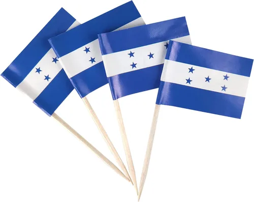 Miniatura 35 de JBCD Bandera afroamericana con palillo de dientes panafricano, mini banderas negras de liberación para cupcakes, 200