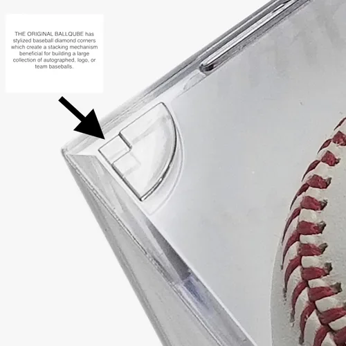 Miniatura 7 de The Original Ballqube - Caja Expositora de bolas de béisbol (protección UV), S
