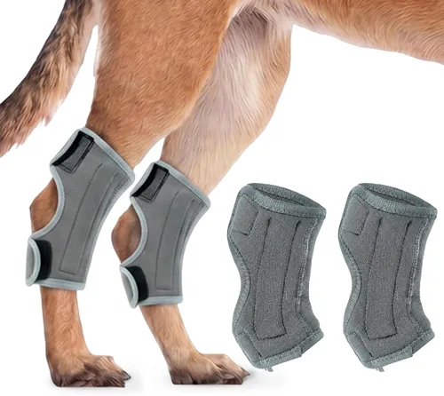 Miniatura 9 de Rodillera para perro para soporte de pierna trasera, soporte ajustable de compresión para piernas traseras débiles, desgarro de ACL y molestias