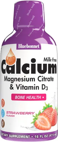 Miniatura 10 de Bluebonnet Nutrition Citrato de calcio líquido, magnesio, vitamina D3, salud ósea, sin gluten, sin soja, sin leche, Kosher, 16 onzas líquidas, 32