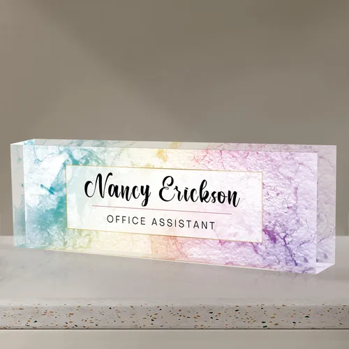 Miniatura 38 de Placa de nombre personalizada para escritorio de oficina, placa de nombre personalizada para escritorios, decoración de escritorio de oficina