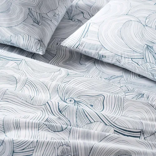 Miniatura 11 de Brooklinen Juego de sábanas de percal de lujo, 4 piezas, sábanas de cama 100% algodón, 1 sábana bajera y 1 sábana encimera, 2 fundas de almohada