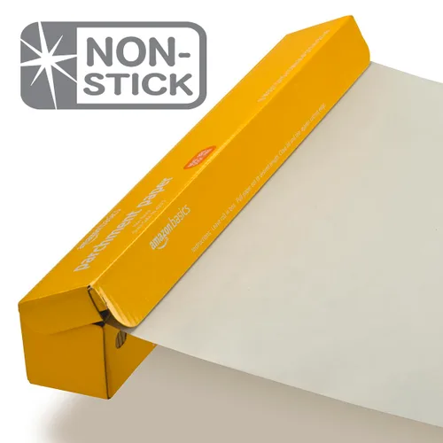 Miniatura 4 de Amazon Basics Papel pergamino para hornear, antiadherente, rollo de 90 pies cuadrados, 1 paquete
