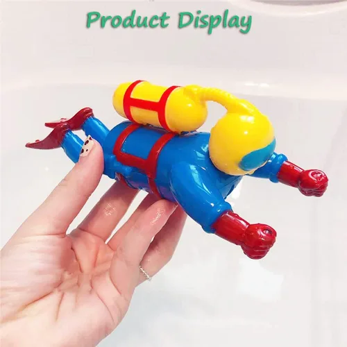 Miniatura 7 de Juguetes de baño Miracland – Buceador de cuerda con movimiento a pilas, figura de hombre rana para bañera/piscina, regalo STEM libre de BPA