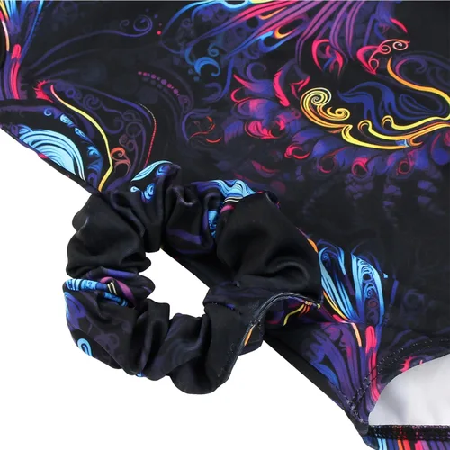 Miniatura 89 de MODAFANS Leotardos de gimnasia para niñas brillantes para bailar ballet, pantalones cortos con espalda cruzada