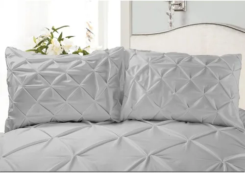 Miniatura 11 de Juego de 2 fundas de almohada estándar de 600 hilos, 100% algodón egipcio, con cierre de sobre, tamaño estándar de 20 x 26 pulgadas, fundas