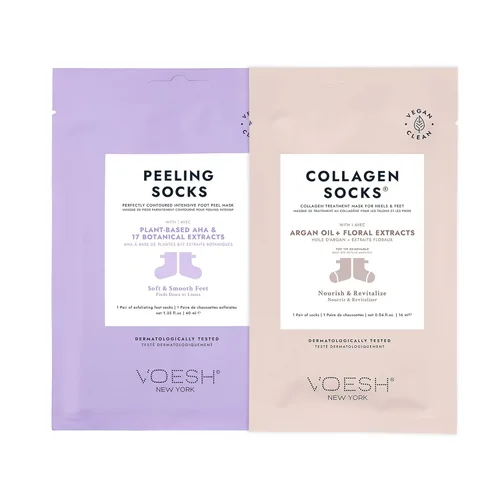 Miniatura 6 de VOESH - Calcetines exfoliantes para peeling, un par de máscaras de pies, peeling de pies, calcetines de máscaras de pies, removedor de callos