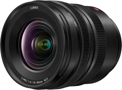 Panasonic Lumix S Pro 0.630-1.378 in F4 Lente de zoom ancho, montaje L de marco completo, resistente al polvo/salpicaduras/congelación para cámaras